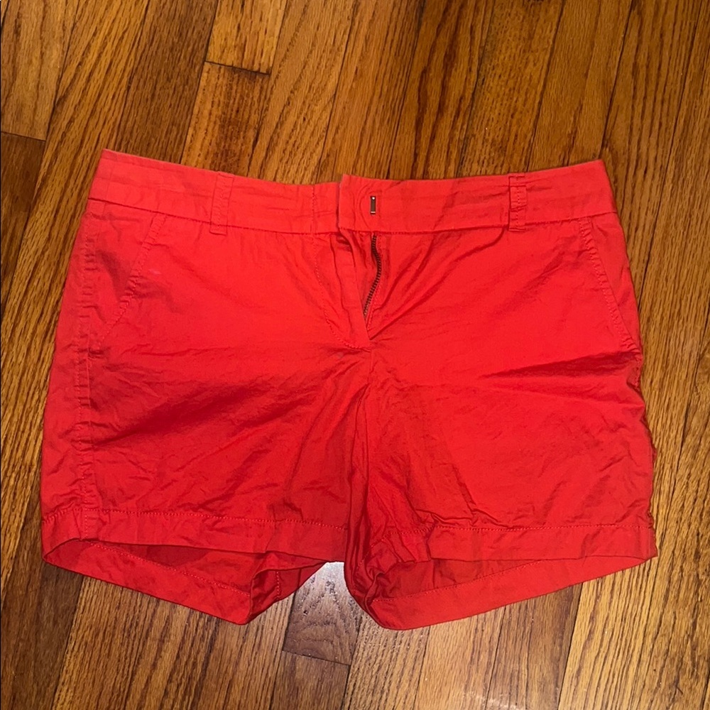 J Crew- Women's Red Shorts